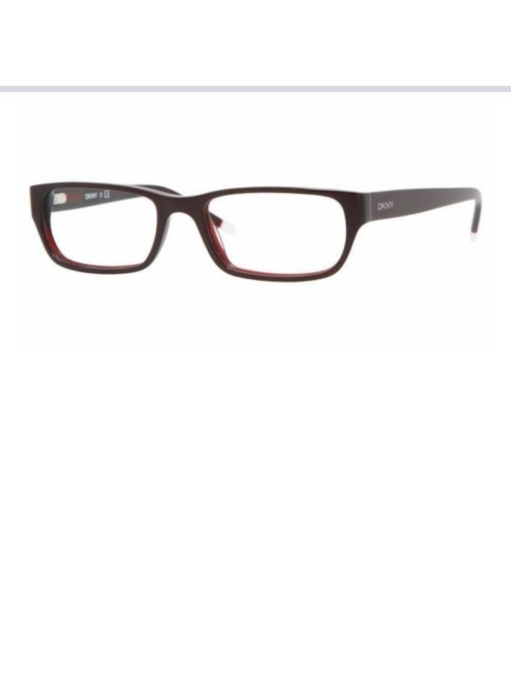 DKNY PERSCRIPTION GLASSES FRAMES NEW EYEGLASSES BURGUNDY COLOR
